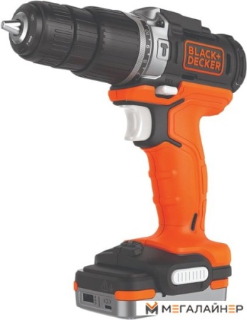 Дрель-шуруповерт Black & Decker BDCHD12S1 (с 1-им АКБ, USB) купить в Минске с доставкой