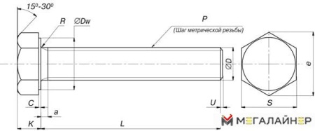 Набор болтов ЕКТ VZ010343 (1000 шт) купить в Минске с доставкой