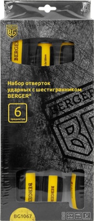 Набор отверток Berger BG1067 (6 предметов)