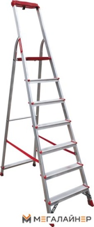 Лестница-стремянка Новая высота NV 3115 3115107 с органайзером (7 ступеней) купить в Минске с доставкой