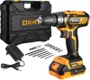Дрель-шуруповерт Deko GCD20DU3 063-4145 (с 2-мя АКБ, кейс)