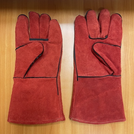 Перчатки из спилка красные (размер 14) Garuda TF-WL07