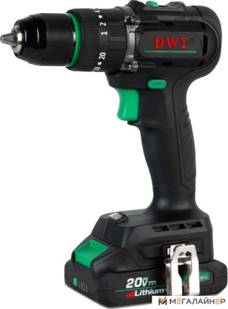 Ударная дрель-шуруповерт DWT DWT ASBP-20 DNG-2 BMC (с 2-мя АКБ, кейс) купить в Минске с доставкой
