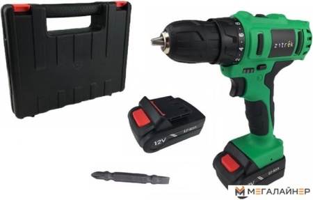 Дрель-шуруповерт Zitrek Greenpower 12-Li 063-4074 (с 2-мя АКБ, кейс) купить в Минске с доставкой