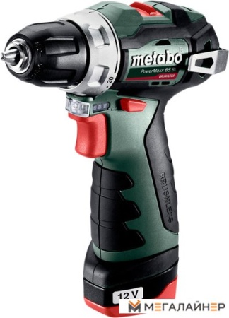 Дрель-шуруповерт Metabo PowerMaxx BS BL 601721500 (с 2-мя АКБ, кейс) купить в Минске с доставкой