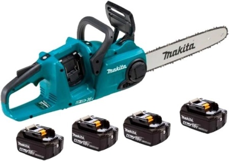 Makita DUC353RM4 (с 4-мя АКБ)