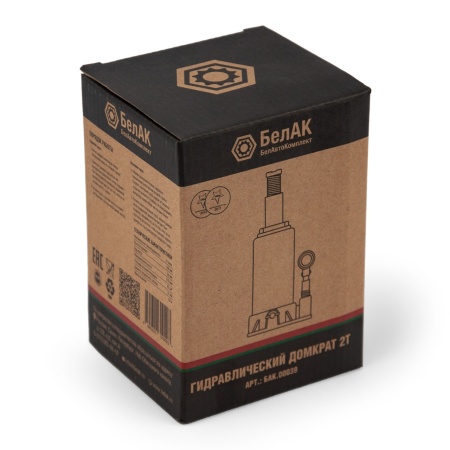 Домкрат гидравлический БелАК 2 т.