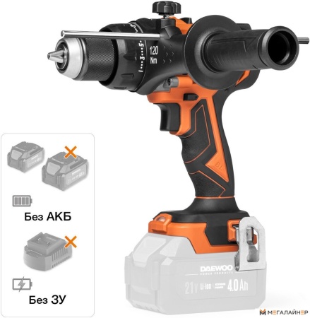 Ударная дрель-шуруповерт Daewoo Power DAA 6521Li (без АКБ) купить в Минске с доставкой