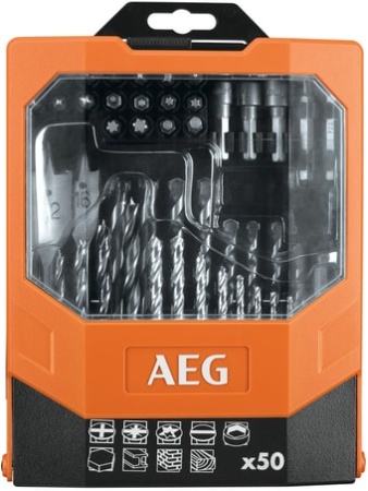 Набор торцевых головок и бит AEG Powertools 4932472024 (50 предметов)