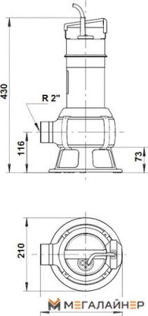 Дренажный насос Grundfos Unilift AP35B.50.06.1.V купить в Минске с доставкой