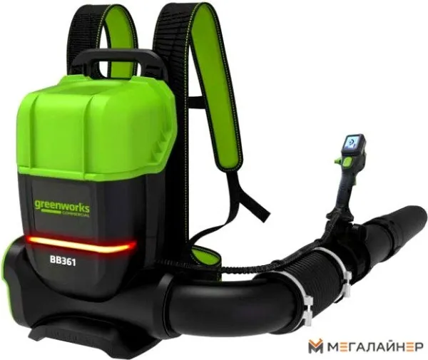 Ранцевая воздуходувка Greenworks GD82BP2 2408307 (без АКБ)