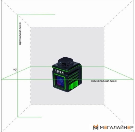 Купить Лазерный нивелир ADA Instruments Cube 360 Green Basic Edition А00672 в Минске с доставкой