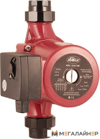 Циркуляционный насос Jemix WRS-25/8-180 купить в Минске с доставкой