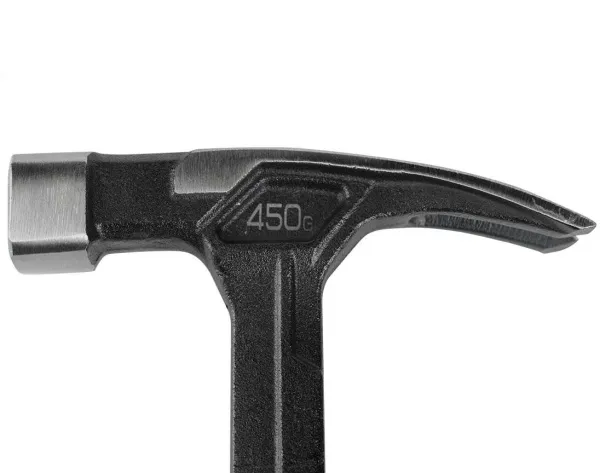Молоток Berger Гвоздодер цельнокованый 450г BG1527 (магнит, 2-компонентная рукоятка) купить в Минске с доставкой