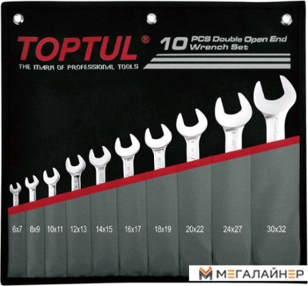 Набор ключей Toptul GPCJ1001 10 предметов купить в Минске с доставкой