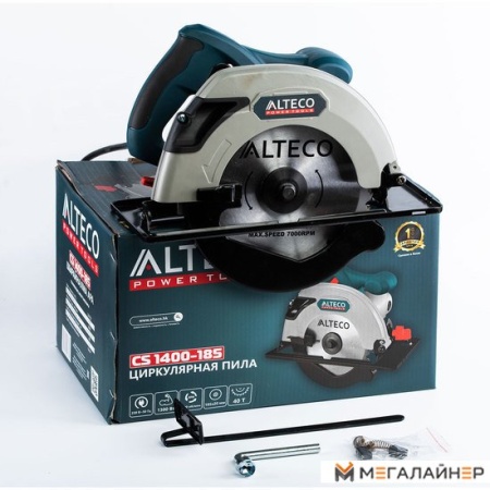 Дисковая (циркулярная) пила Alteco CS 1400-185 (CS 0510) купить в Минске с доставкой