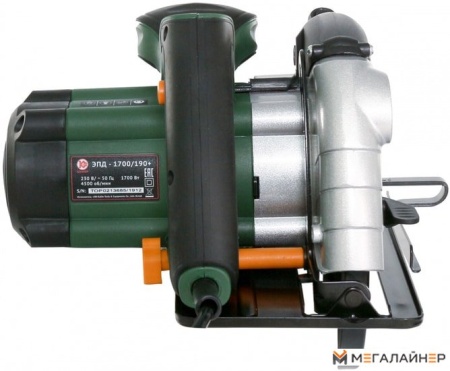 Дисковая (циркулярная) пила Калибр ЭПД-1700/190+ купить в Минске с доставкой