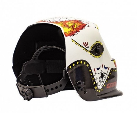 Сварочная маска Aurora A-777 (Skeleton Fire)