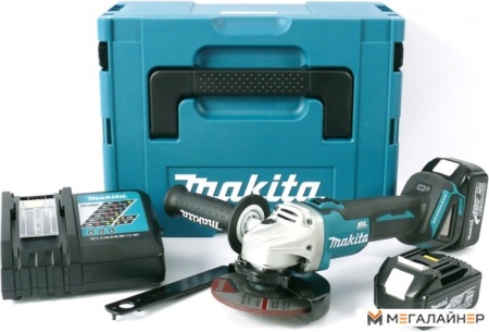 Угловая шлифмашина Makita DGA504RF (с 2-мя АКБ) купить в Минске с доставкой