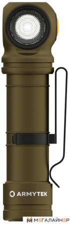 Фонарь Armytek Wizard C2 Pro Max Magnet USB Olive (белый)