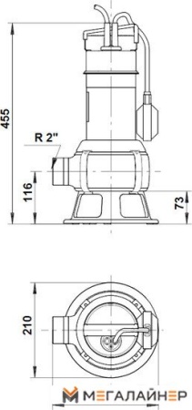Дренажный насос Grundfos Unilift AP 50B.50.08.A1.V купить в Минске с доставкой