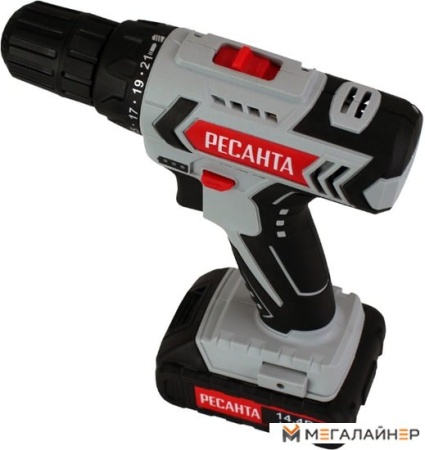 Дрель-шуруповерт Ресанта ДА-14-2Л (с 2-мя АКБ) купить в Минске с доставкой