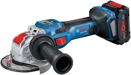 Угловая шлифмашина Bosch GWX 18V-15 SC Professional 06019H6501 (с 2-мя АКБ, кейс)