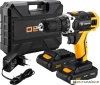 Дрель-шуруповерт Deko DKCD20FU-Li SET 3 063-4172 (с 2-мя АКБ, кейс, набор оснастки) купить в Минске с доставкой