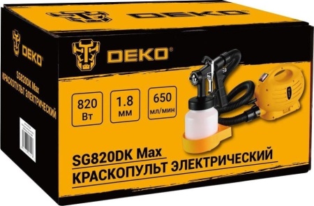 Краскораспылитель Deko SG820DK Max 083-1128 купить в Минске с доставкой