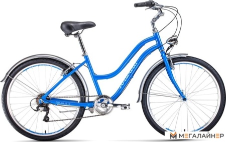 Велосипед Forward Evia Air 26 1.0 2021 (синий)