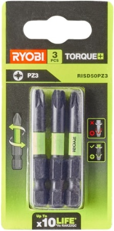 Набор бит Ryobi RISD50PZ3 (3 предмета)