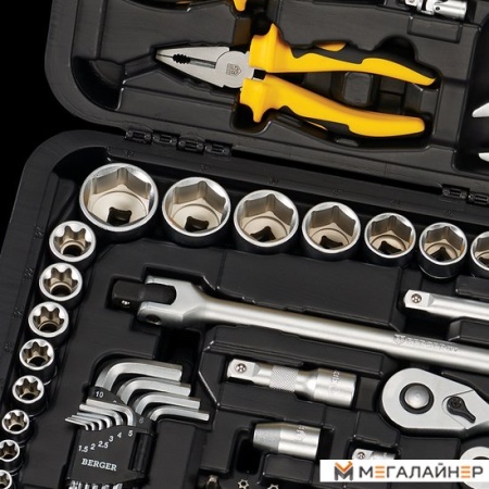 Универсальный набор инструментов Berger BG163-121438 (163 предмета) купить в Минске с доставкой