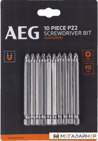 Набор бит AEG Powertools 4932479518 (10 шт) купить в Минске с доставкой