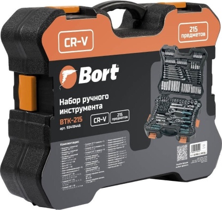 Универсальный набор инструментов Bort BTK-215 (215 предметов) купить в Минске с доставкой