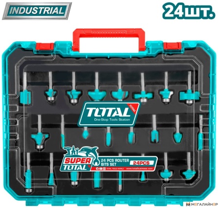 Набор фрез Total TACSR12408 (24 предмета) купить в Минске с доставкой