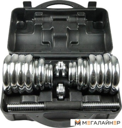 Набор гантелей Ametist хромированные 30 кг