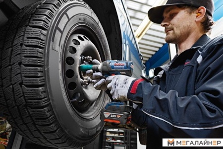 Ударный гайковерт Bosch GDS 18 V-EC 250 Professional (два аккумулятора 5 А*ч) купить в Минске с доставкой