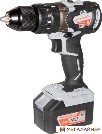 Ударная дрель-шуруповерт Интерскол ДАУ-13/18В 574.2.2.70 (с 2-мя АКБ, кейс) купить в Минске с доставкой