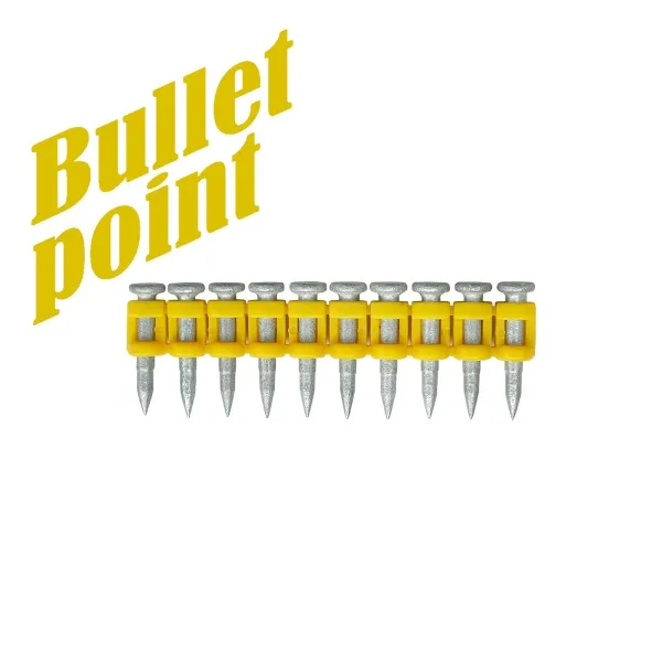 Усиленные гвозди по бетону, металлу Toua CN MG Bullet Point 3,05х22 мм (1000шт)