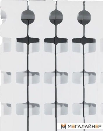 Алюминиевый радиатор Fondital Alternum B4 500/100 V70103408 (8 секций)