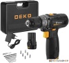 Дрель-шуруповерт Deko GCD12DU3 SET6 063-4007 (с 2-мя АКБ, кейс) купить в Минске с доставкой