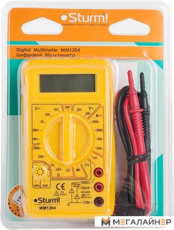 Купить Мультиметр Sturm MM1204 в Минске с доставкой