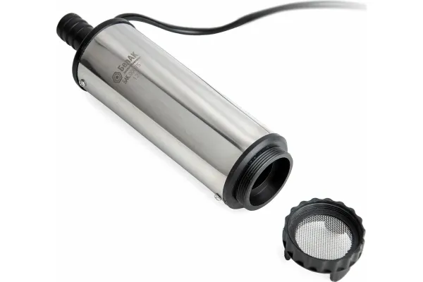 Насос для перекачки топлива погружной БелАК 12V d50 (съемный фильтр)