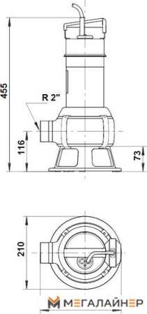 Дренажный насос Grundfos Unilift AP 50B.50.11.1.V купить в Минске с доставкой