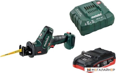 Сабельная пила Metabo SSE 18 LTX Compact (с 1-м АКБ 3.5 Ah) купить в Минске с доставкой