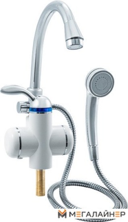 Проточный электрический водонагреватель кран+душ Unipump BEF-001-03 купить в Минске с доставкой
