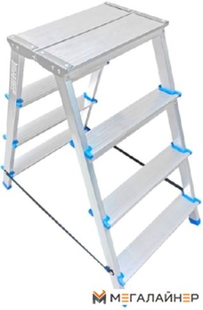 Лестница-стремянка Dinko STRD-AL-4H (4 ступени) купить в Минске с доставкой