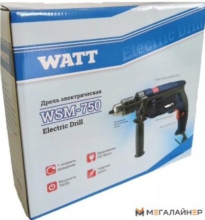 Ударная дрель WATT WSM-750 275001310 купить в Минске с доставкой