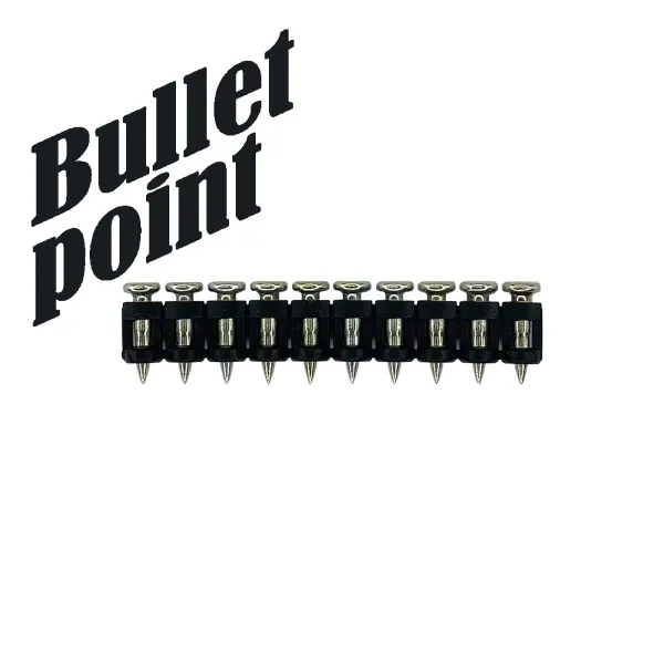 Усиленные гвозди по бетону и металлу Toua CN EG Bullet Point 3,05х15 мм (1000 шт)