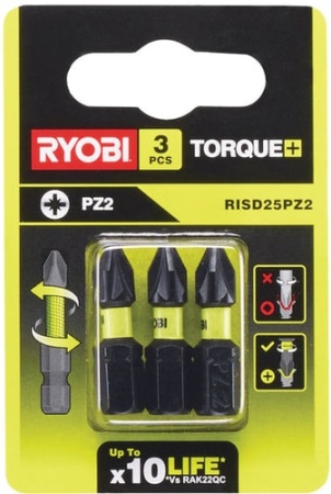 Набор бит Ryobi RISD25PZ2 (3 предмета)